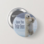Sparen de Polaire Beren Ronde Button 5,7 Cm (Voorkant /achterkant)