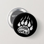 Sparen de Polaire Beren Ronde Button 5,7 Cm (Voorkant /achterkant)