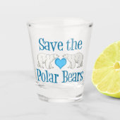 Sparen de Polaire Beren Shot Glas (Voorkant)