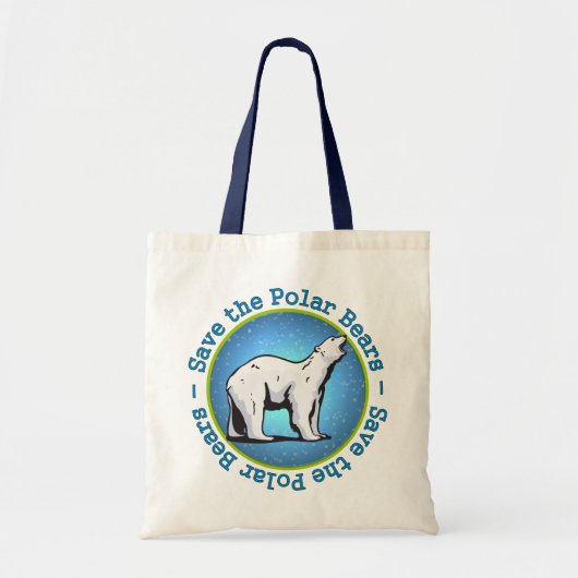 Sparen de Polaire Beren Tote Bag (Voorkant)