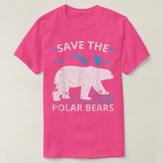 Sparen de Polar Beren Environment Protection Natur T-shirt (Design voorkant)