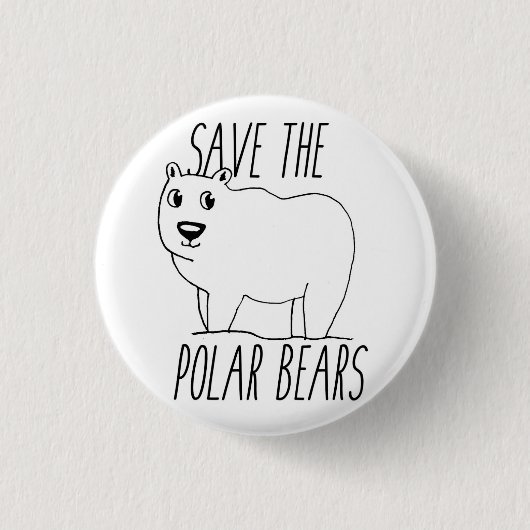 Sparen de Polar Button van Beren (Voorkant)