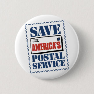 Sparen de Postale Dienst van Amerika Ronde Button 5,7 Cm