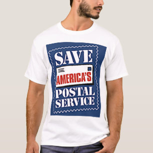 Sparen de Postale Dienst van Amerika T-shirt