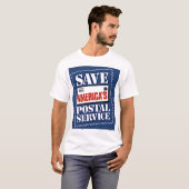Sparen de Postale Dienst van Amerika T-shirt (Voorkant volledig)