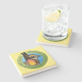 Sparen de Prairie Chicken van Attwater Stenen Onderzetter (Zijkant)