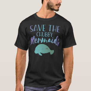Sparen de premie van het Kute Manatee van de Zeeme T-shirt