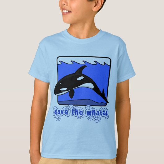 Sparen de Producten van de Orcas van de Walvissen T-shirt (Voorkant)