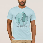 Sparen de Puppets (Groene Kermit) T-shirt (Voorkant)