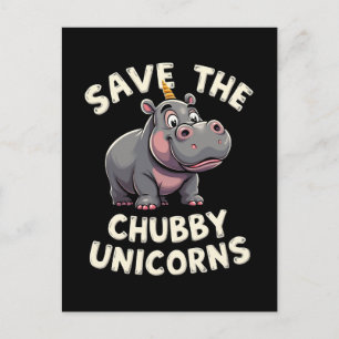 Sparen de rechten van de dieren in de Chubby Unico Feestdagenkaart