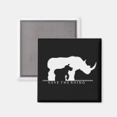 Sparen de Rhino Magneet (Voorkant / Achterkant)