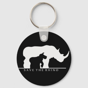 Sparen de Rhino Sleutelhanger