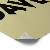 Sparen de Rhinoceros Poster (Hoek)