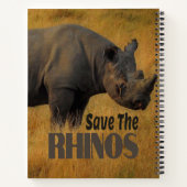 Sparen de Rhinos Notitieboek (Achterkant)