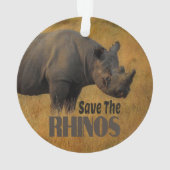 Sparen de Rhinos Ornament (achterkant)