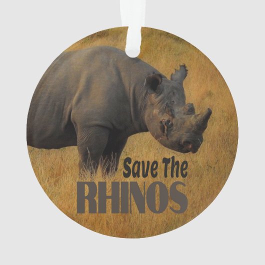 Sparen de Rhinos Ornament (achterkant)