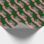 Sparen de Rhinos - Stop met jagen hen Cadeaupapier (Hoek)