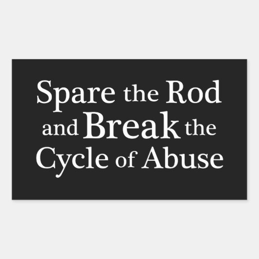 Sparen de Rij Rechthoekige Sticker (Voorkant)