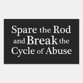 Sparen de Rij Rechthoekige Sticker