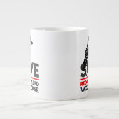 Sparen de Rode-cockpit Woodpecker Grote Koffiekop (Voorkant)