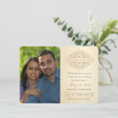 Sparen de Rol van de Datum met Foto Save The Date (Staand voorkant)