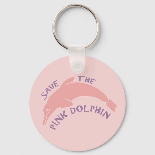 Sparen de Roze Dolphin Sleutelhanger (Voorkant)