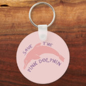 Sparen de Roze Dolphin Sleutelhanger (Voorkant)