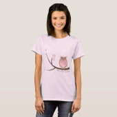 Sparen de Roze Gepaste T-Hemel van de Hooters T-shirt (Voorkant volledig)