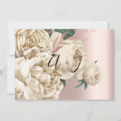 Sparen de Rozen van de Bride van de Weddenschap va Save The Date (Achterkant)