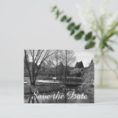 Sparen de Scène van de Natuur van de Datum Aankondigingskaart (Staand voorkant)