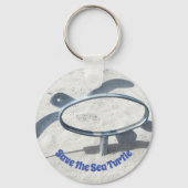 Sparen de Schildpad van het Zee Sleutelhanger (Voorkant)