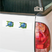 Sparen de Scrub-Jay van Florida Bumpersticker (Op Truck)