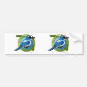 Sparen de Scrub-Jay van Florida Bumpersticker (Voorkant)