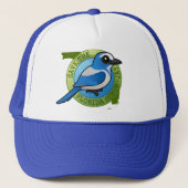 Sparen de Scrub-Jay van Florida Trucker Pet (Voorkant)