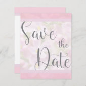 sparen de Sjabloon van de Aankondiging van de Dat (Voorkant / Achterkant)