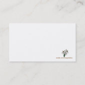 Sparen de sjabloon van de de omsluiting van de Dat Visitekaartje (Achterkant)