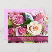 Sparen de Sjabloon van de Kaart van de Post van he (Voorkant / Achterkant)