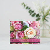 Sparen de Sjabloon van de Kaart van de Post van he (Staand voorkant)