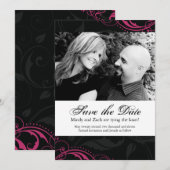 Sparen de Sjabloon van de Weddenschap van de Datum (Voorkant / Achterkant)