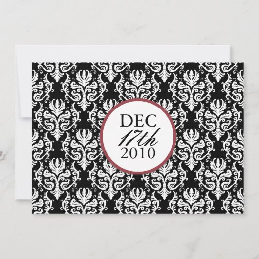 Sparen de Sjabloon van de Weddenschap van de Datum (Achterkant)