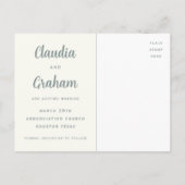 Sparen de Sjabloon van het Briefkaart van de Aanko (Achterkant)