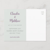 Sparen de Sjabloon van het Briefkaart van de Aanko (Achterkant)