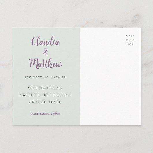 Sparen de Sjabloon van het Briefkaart van de Aanko (Achterkant)