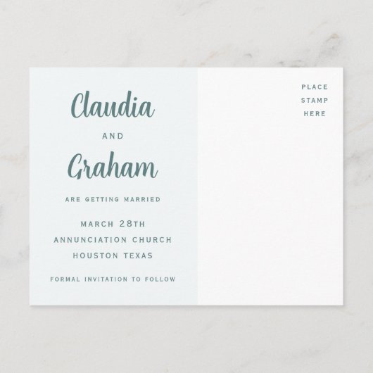 Sparen de Sjabloon van het Briefkaart van de Aanko (Achterkant)