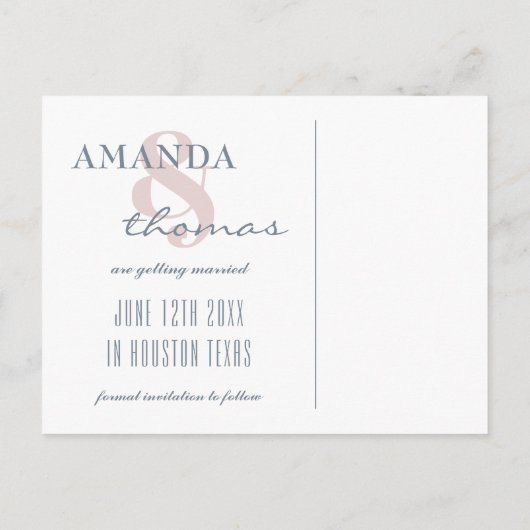 Sparen de Sjabloon van het Briefkaart van de Aanko (Achterkant)