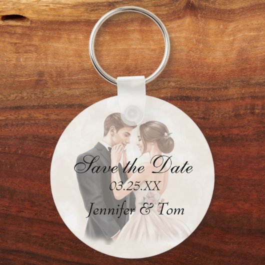 Sparen de Sleutelhanger van de Datum (Voorkant)