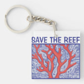 Sparen de Sleutelhanger van de Fijne Vis van het R (Voorkant)