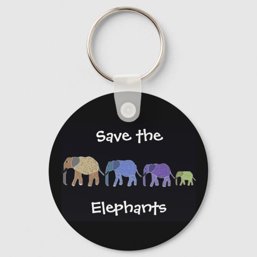 Sparen de Sleutelhanger van Elephants (Voorkant)