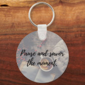 Sparen de Sleutelhanger van het Citaat van het Mom (Voorkant)