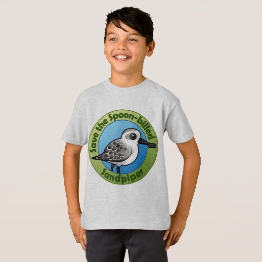 Sparen de Spoonnavelsandpiper T-shirt (Voorkant volledig)